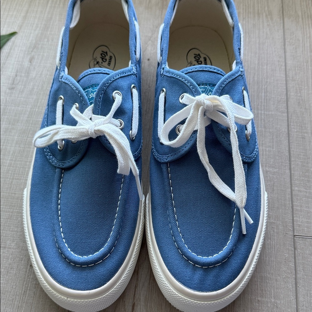 Sperry Light Blue Canvas Sneakers